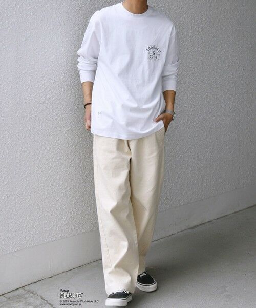 SHIPS / シップス Tシャツ | SHIPS any: SNOOPY コラボ 75th グラフィック プリント Tシャツ(ロンT)◆ | 詳細11