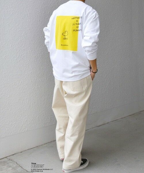 SHIPS / シップス Tシャツ | SHIPS any: SNOOPY コラボ 75th グラフィック プリント Tシャツ(ロンT)◆ | 詳細12