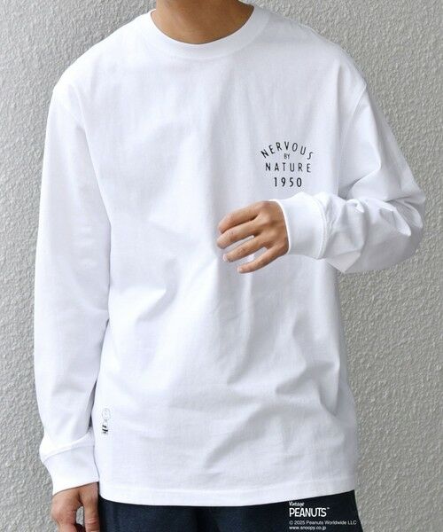 SHIPS / シップス Tシャツ | SHIPS any: SNOOPY コラボ 75th グラフィック プリント Tシャツ(ロンT)◆ | 詳細25