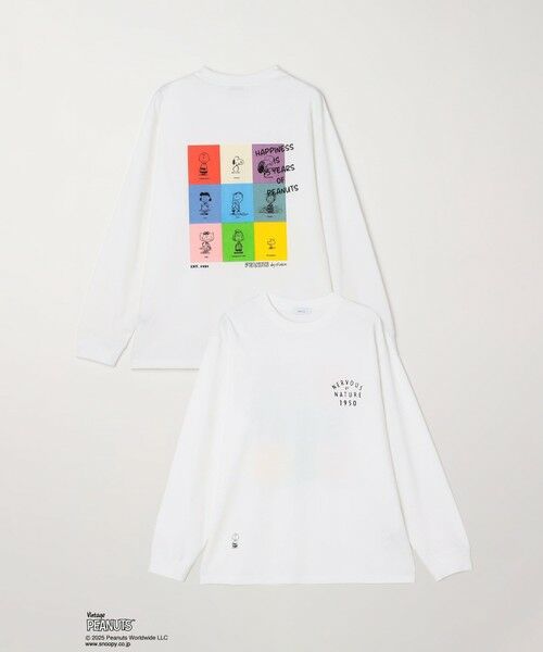 SHIPS / シップス Tシャツ | SHIPS any: SNOOPY コラボ 75th グラフィック プリント Tシャツ(ロンT)◆ | 詳細30