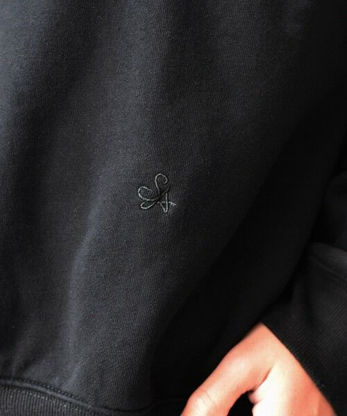 SHIPS / シップス スウェット | SHIPS any: ワンポイント 刺繍 ロゴ ハーフジップ ポロ スウェット (ユニセックス)◇ | 詳細10