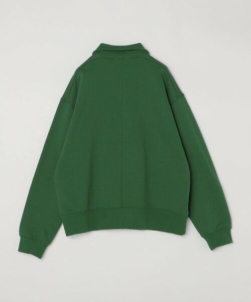 SHIPS / シップス スウェット | SHIPS any: ワンポイント 刺繍 ロゴ ハーフジップ ポロ スウェット (ユニセックス)◇ | 詳細25