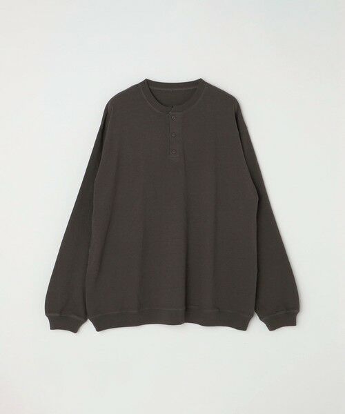 SHIPS / シップス Tシャツ | SHIPS any: COTTON USA ガーメントダイ ヘビーウェイト ヘンリーネック Tシャツ (ロンT)◇ | 詳細18