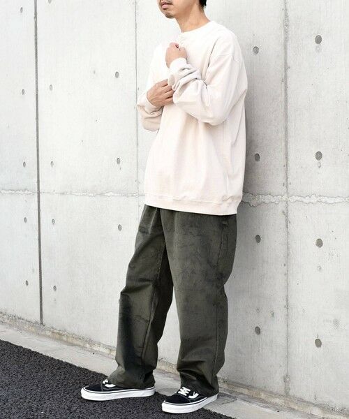 SHIPS / シップス Tシャツ | SHIPS any: COTTON USA ガーメントダイ ヘビーウェイト ヘンリーネック Tシャツ (ロンT)◇ | 詳細21