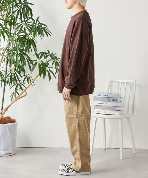 SHIPS / シップス Tシャツ | SHIPS any: COTTON USA ガーメントダイ ヘビーウェイト ヘンリーネック Tシャツ (ロンT)◇ | 詳細27