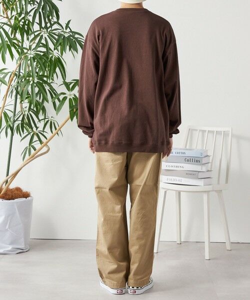 SHIPS / シップス Tシャツ | SHIPS any: COTTON USA ガーメントダイ ヘビーウェイト ヘンリーネック Tシャツ (ロンT)◇ | 詳細28