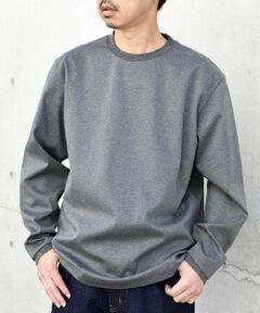 SHIPS / シップス Tシャツ | SHIPS any: スムースコットン クルーネック Tシャツ (ロンT)◆