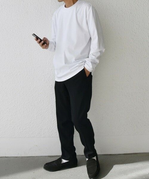 SHIPS / シップス Tシャツ | SHIPS any: スムースコットン クルーネック Tシャツ (ロンT)◆ | 詳細1