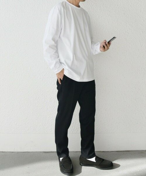 SHIPS / シップス Tシャツ | SHIPS any: スムースコットン クルーネック Tシャツ (ロンT)◆ | 詳細2