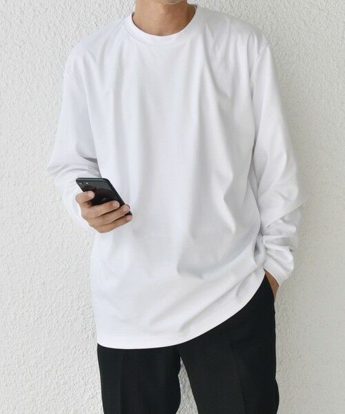 SHIPS / シップス Tシャツ | SHIPS any: スムースコットン クルーネック Tシャツ (ロンT)◆ | 詳細3