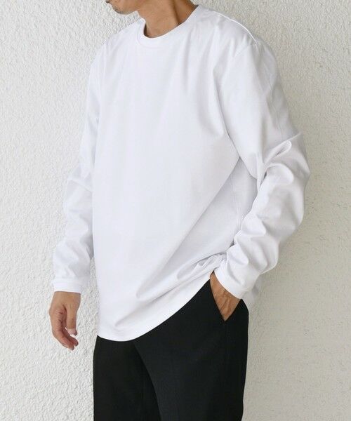 SHIPS / シップス Tシャツ | SHIPS any: スムースコットン クルーネック Tシャツ (ロンT)◆ | 詳細4