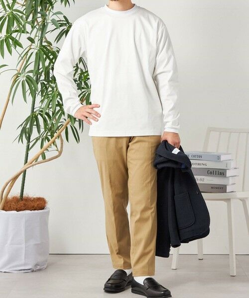 SHIPS / シップス Tシャツ | SHIPS any: スムースコットン クルーネック Tシャツ (ロンT)◆ | 詳細9