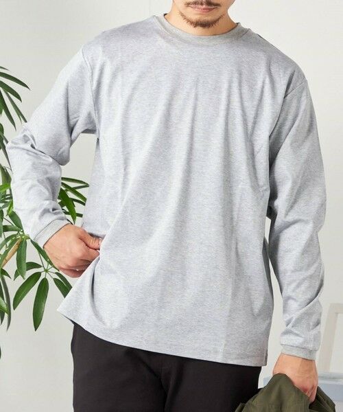 SHIPS / シップス Tシャツ | SHIPS any: スムースコットン クルーネック Tシャツ (ロンT)◆ | 詳細16