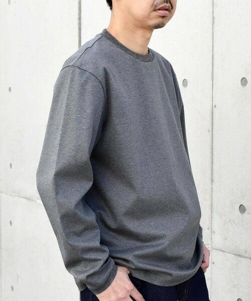 SHIPS / シップス Tシャツ | SHIPS any: スムースコットン クルーネック Tシャツ (ロンT)◆ | 詳細27