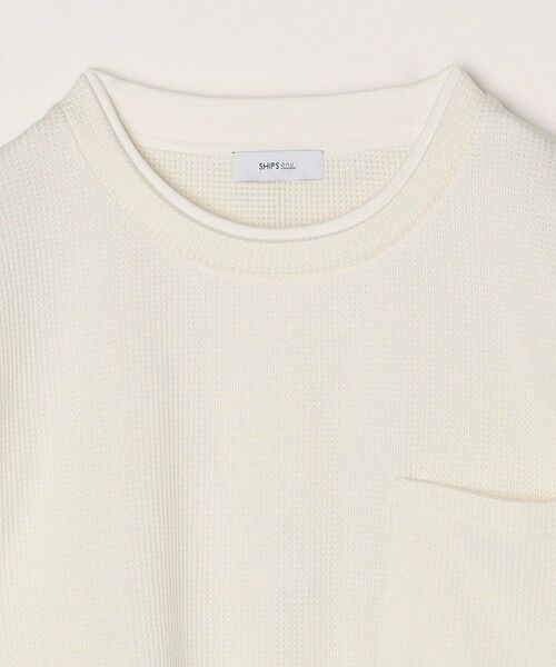 SHIPS / シップス Tシャツ | SHIPS any: パールワッフル フェイクレイヤード Tシャツ (ロンT)◇ | 詳細7