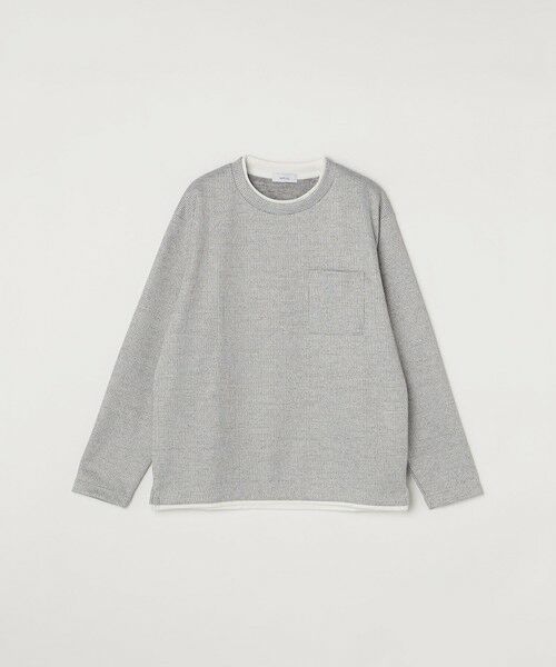 SHIPS / シップス Tシャツ | SHIPS any: パールワッフル フェイクレイヤード Tシャツ (ロンT)◇ | 詳細16