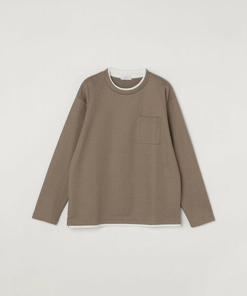 SHIPS / シップス Tシャツ | SHIPS any: パールワッフル フェイクレイヤード Tシャツ (ロンT)◇ | 詳細29