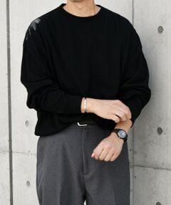 SHIPS / シップス カットソー | SHIPS any: 〈手洗い可能〉バンブー レーヨン ウール混 ルーズ ロングスリーブ Tシャツ ［BRIOS］◇