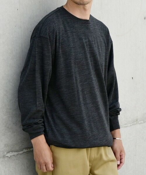 SHIPS / シップス カットソー | SHIPS any: 〈手洗い可能〉バンブー レーヨン ウール混 ルーズ ロングスリーブ Tシャツ ［BRIOS］◇ | 詳細10