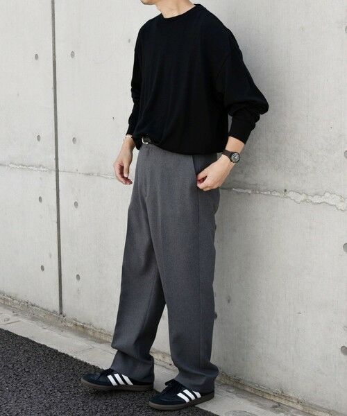 SHIPS / シップス カットソー | SHIPS any: 〈手洗い可能〉バンブー レーヨン ウール混 ルーズ ロングスリーブ Tシャツ ［BRIOS］◇ | 詳細18