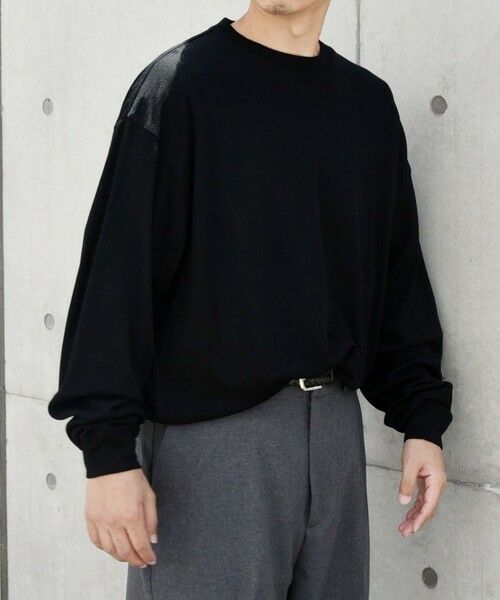 SHIPS / シップス カットソー | SHIPS any: 〈手洗い可能〉バンブー レーヨン ウール混 ルーズ ロングスリーブ Tシャツ ［BRIOS］◇ | 詳細20