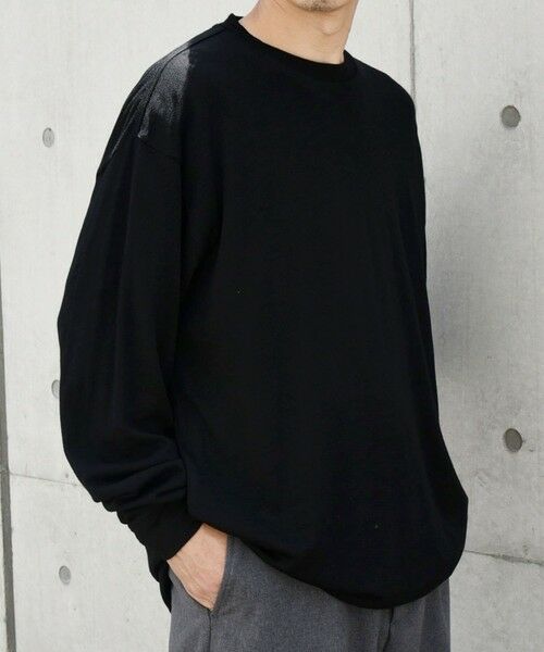 SHIPS / シップス カットソー | SHIPS any: 〈手洗い可能〉バンブー レーヨン ウール混 ルーズ ロングスリーブ Tシャツ ［BRIOS］◇ | 詳細22