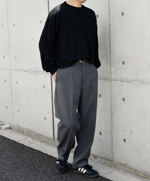 SHIPS / シップス カットソー | SHIPS any: 〈手洗い可能〉バンブー レーヨン ウール混 ルーズ ロングスリーブ Tシャツ ［BRIOS］◇ | 詳細17