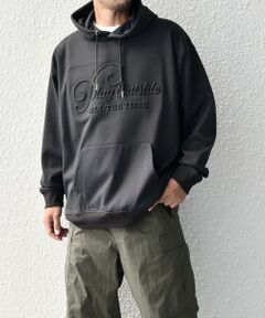 SHIPS / シップス パーカー | SHIPS any: 〈洗濯機可能〉エンボスプリント ロゴ ウォーム プルオーバー パーカー◇