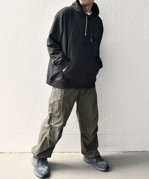 SHIPS / シップス パーカー | SHIPS any: 〈洗濯機可能〉エンボスプリント ロゴ ウォーム プルオーバー パーカー◇ | 詳細2