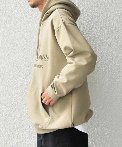 SHIPS / シップス パーカー | SHIPS any: 〈洗濯機可能〉エンボスプリント ロゴ ウォーム プルオーバー パーカー◇ | 詳細11