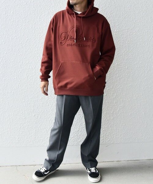 SHIPS / シップス パーカー | SHIPS any: 〈洗濯機可能〉エンボスプリント ロゴ ウォーム プルオーバー パーカー◇ | 詳細19