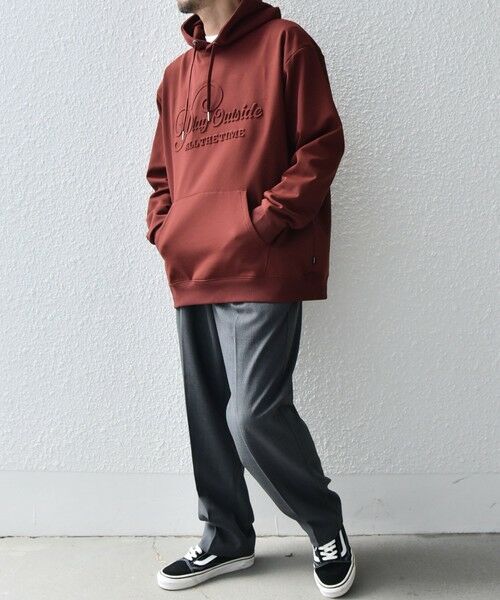 SHIPS / シップス パーカー | SHIPS any: 〈洗濯機可能〉エンボスプリント ロゴ ウォーム プルオーバー パーカー◇ | 詳細20