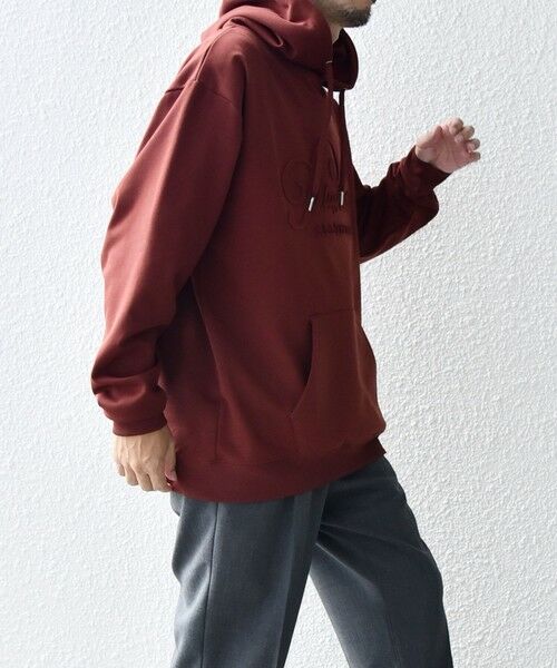 SHIPS / シップス パーカー | SHIPS any: 〈洗濯機可能〉エンボスプリント ロゴ ウォーム プルオーバー パーカー◇ | 詳細22