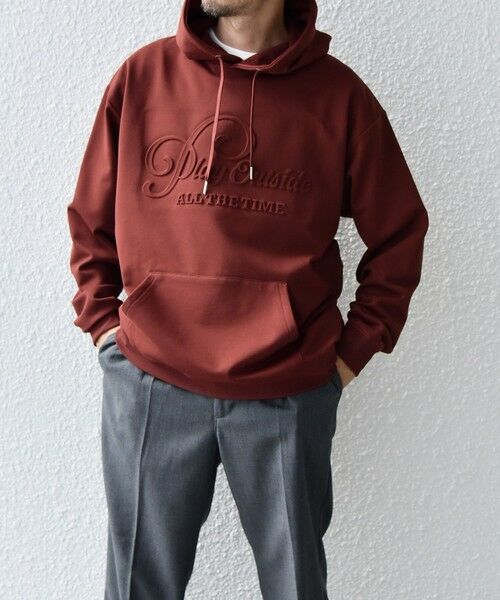 SHIPS / シップス パーカー | SHIPS any: 〈洗濯機可能〉エンボスプリント ロゴ ウォーム プルオーバー パーカー◇ | 詳細23