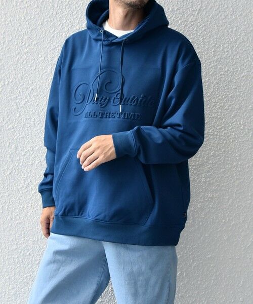 SHIPS / シップス パーカー | SHIPS any: 〈洗濯機可能〉エンボスプリント ロゴ ウォーム プルオーバー パーカー◇ | 詳細29