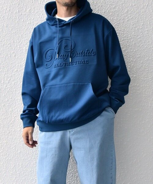 SHIPS / シップス パーカー | SHIPS any: 〈洗濯機可能〉エンボスプリント ロゴ ウォーム プルオーバー パーカー◇ | 詳細30