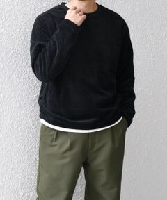 SHIPS / シップス その他トップス | 【WEB限定】SHIPS any: パイナップル フリース フェイクレイヤード プルオーバー◇