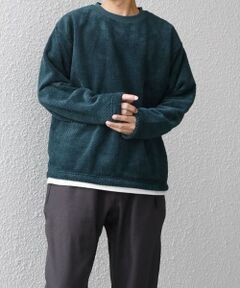 SHIPS / シップス その他トップス | 【WEB限定】SHIPS any: パイナップル フリース フェイクレイヤード プルオーバー◇