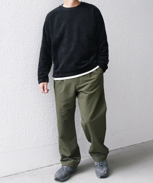 SHIPS / シップス その他トップス | 【WEB限定】SHIPS any: パイナップル フリース フェイクレイヤード プルオーバー◇ | 詳細1