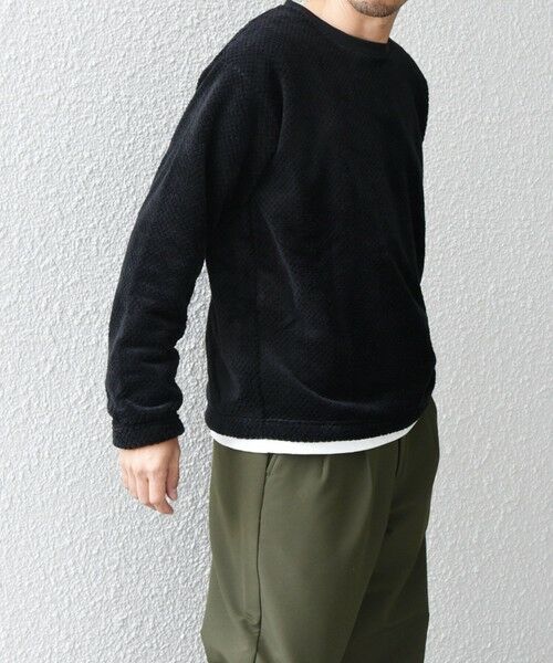 SHIPS / シップス その他トップス | 【WEB限定】SHIPS any: パイナップル フリース フェイクレイヤード プルオーバー◇ | 詳細4