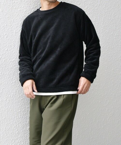 SHIPS / シップス その他トップス | 【WEB限定】SHIPS any: パイナップル フリース フェイクレイヤード プルオーバー◇ | 詳細5