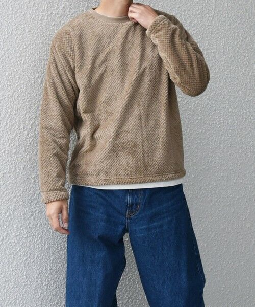 SHIPS / シップス その他トップス | 【WEB限定】SHIPS any: パイナップル フリース フェイクレイヤード プルオーバー◇ | 詳細12