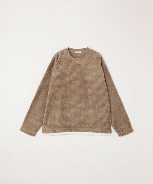 SHIPS / シップス その他トップス | 【WEB限定】SHIPS any: パイナップル フリース フェイクレイヤード プルオーバー◇ | 詳細13