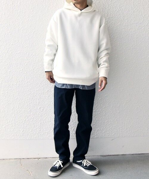 SHIPS / シップス パーカー | SHIPS any: カラー ダンボール スナップ プルオーバー パーカー 25AW◇ | 詳細1