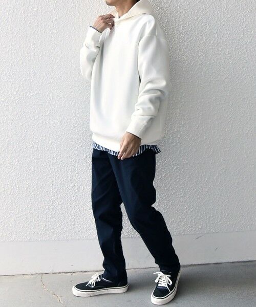 SHIPS / シップス パーカー | SHIPS any: カラー ダンボール スナップ プルオーバー パーカー 25AW◇ | 詳細2