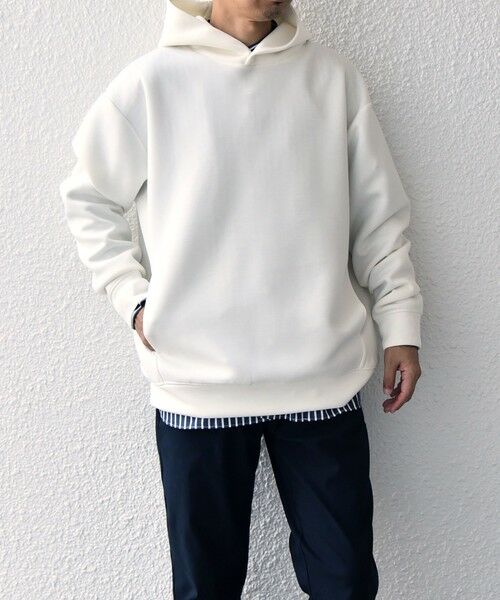 SHIPS / シップス パーカー | SHIPS any: カラー ダンボール スナップ プルオーバー パーカー 25AW◇ | 詳細3