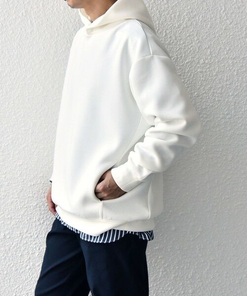 SHIPS / シップス パーカー | SHIPS any: カラー ダンボール スナップ プルオーバー パーカー 25AW◇ | 詳細4