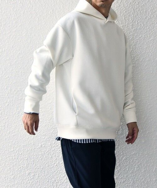 SHIPS / シップス パーカー | SHIPS any: カラー ダンボール スナップ プルオーバー パーカー 25AW◇ | 詳細5