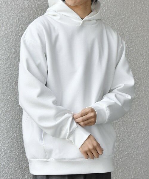 SHIPS / シップス パーカー | SHIPS any: カラー ダンボール スナップ プルオーバー パーカー 26AW◆ | 詳細7