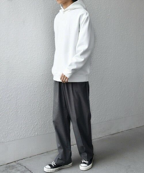 SHIPS / シップス パーカー | SHIPS any: カラー ダンボール スナップ プルオーバー パーカー 25AW◆ | 詳細9